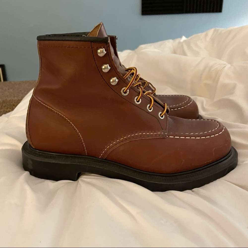 Size 8D Red Wing Shoes 4439 Men’s 6” Work Boots Supersole with Steel/Safety Toe